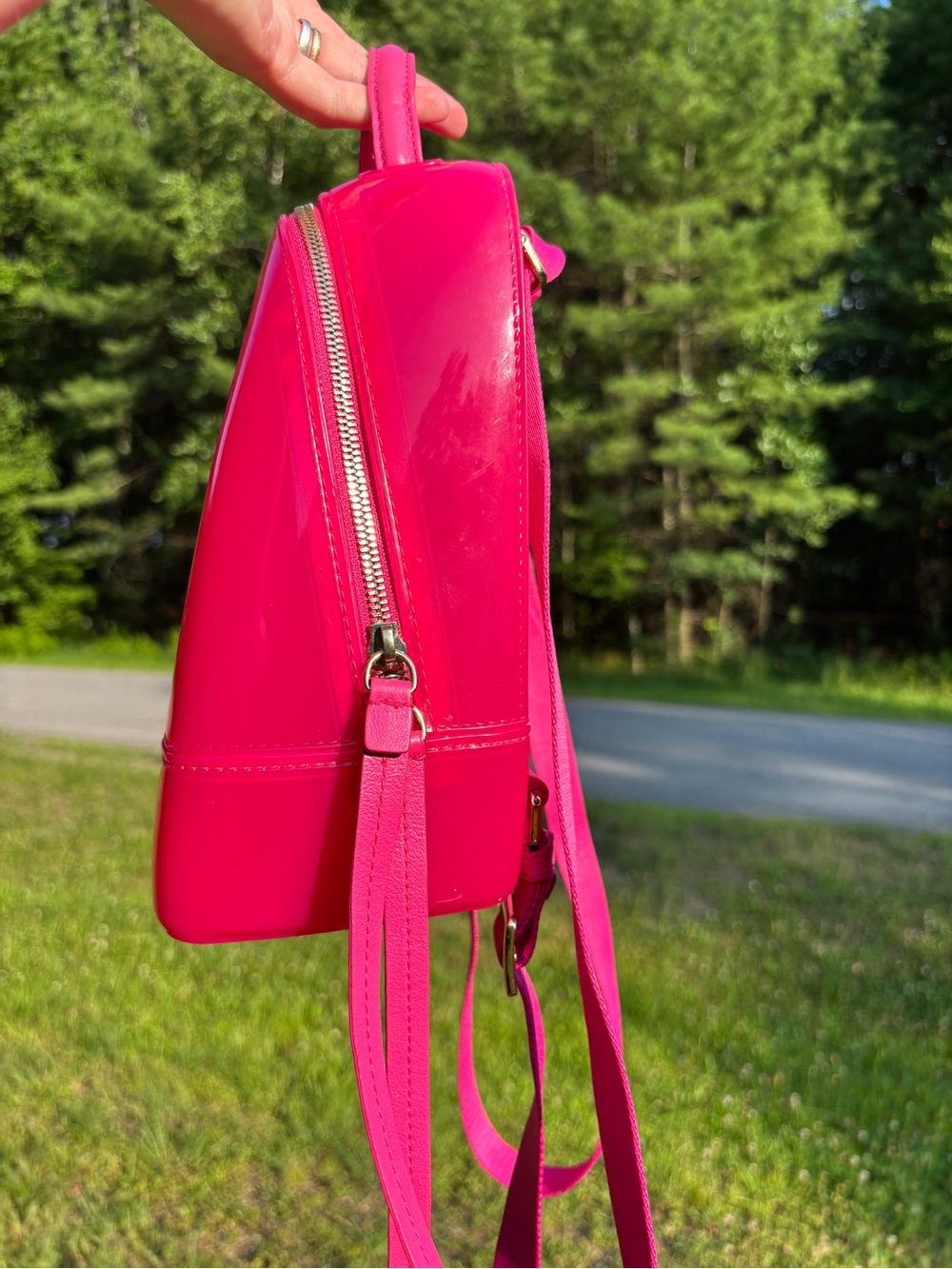 Furla Barbie Pink Candy Backpack - Picture 9 of 17